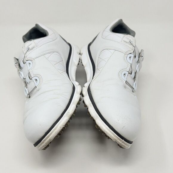 Footjoy Pro SL BOA Golf Shoes Mens 10 M White Black Leather Spikeless 53596 main image 6